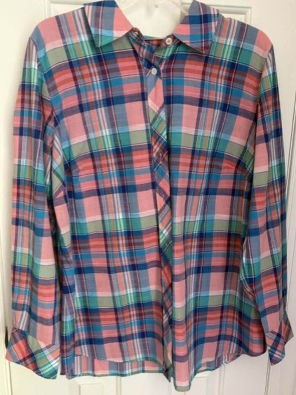 Talbots Summer Button Down Shirt Size 1X